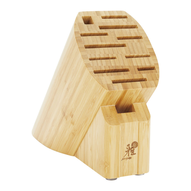 Miyabi 12-slot Bamboo Knife Block, no knives included