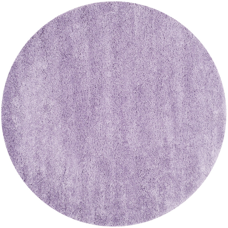 Tapis Delane, Rond 6 pi 7 po, Lilas