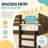 Twin Over Twin Solid Wood Floor Bunk Beds With Panelled Headboard And Footboard-742534556