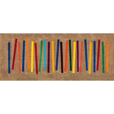 Non-Slip Striped Indoor Doormat