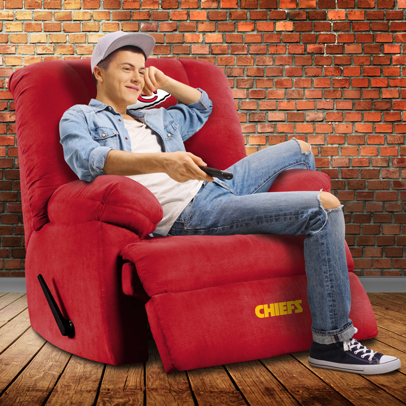 NFL Upholstered Recliner, Kansas City Chiefs