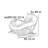 Curved ergonomic chair