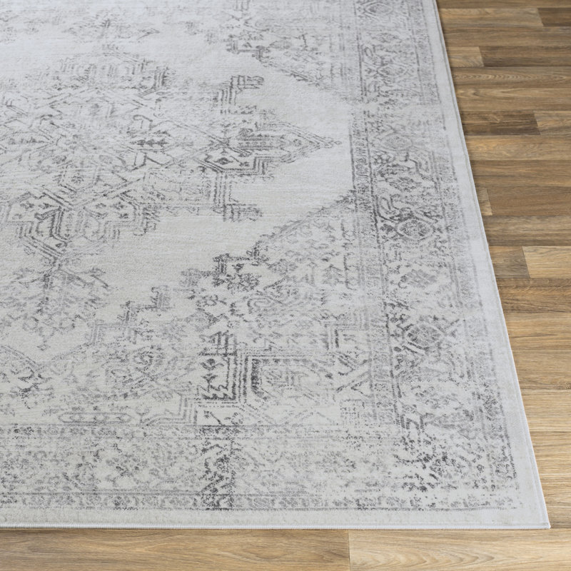 Amelie Grey/Off-White Rug, Round 200cm