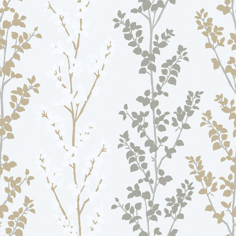 Roderick 10m x 53cm Matte Wallpaper Roll, Beige