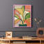 «Pots Bird of Paradise», reproduction encadrée en bois massif-392298032-392298033