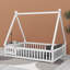 Lit de plancher avec rails et porte, lit de tente avec lattes et clôture-2120107836-2120107835