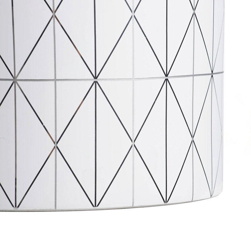 D6.3X8.7" Ceramic Planter, 8.7" H x 6.3" W x 6.3" D