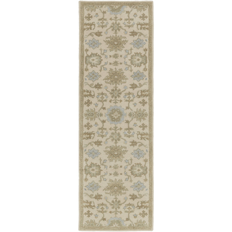Arden Wool Floral Indoor Rug, Runner 2'6" x 8'