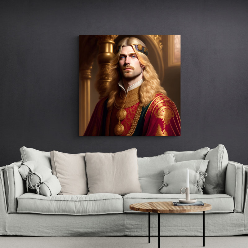 «Rock Music Kurt Cobain» par Stephen Chambers - photographie sur toile tendue, H 15 po x l 15 po x P 1,5 po