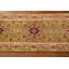Light Green Traditional Indian Runner Rug 3x8