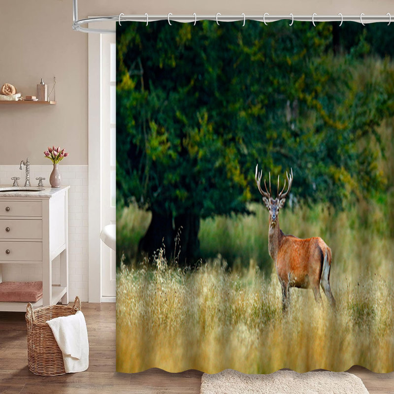 Rideau de douche Red Deer, L 72 po x l 72 po