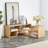 Versatile Cube TV Stand with Open Storage and Adjustable Length for Multiple Spaces