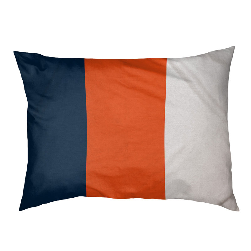 Coussin stylisé à rayures pour équipes de football, Moyen (L 30 po x l 40 po), Principal
