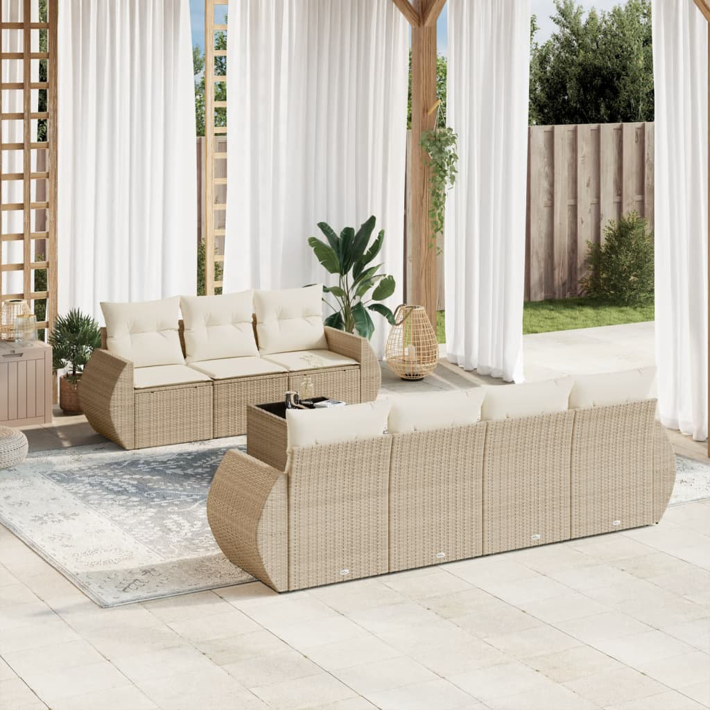 Gartensofa mit Kissen