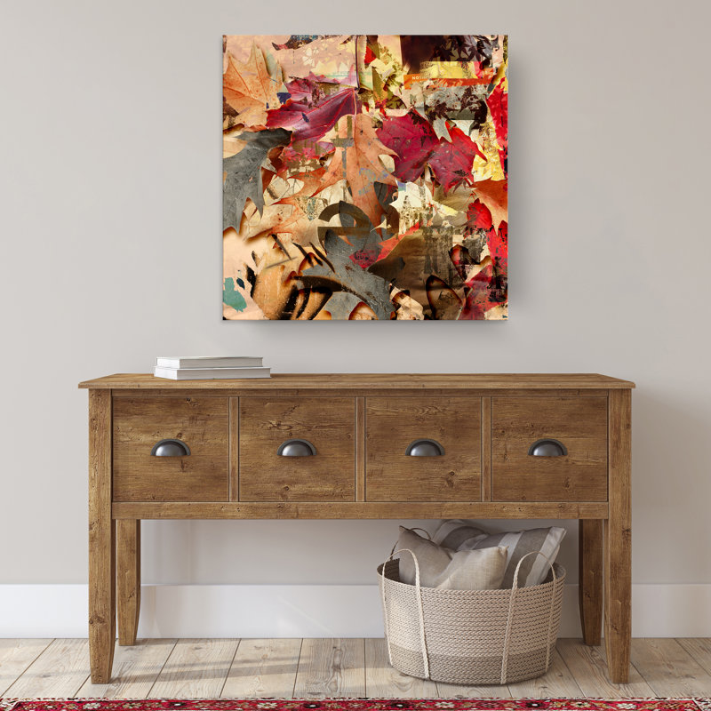 « Automne VIII », impression sur toile tendue encadrée, H 16 po x l 16 po x 1,5 po