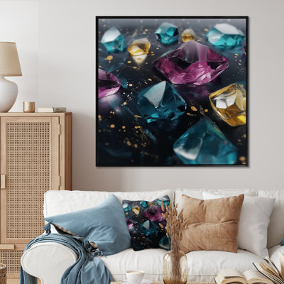 " Purple And Green Colorful Impressions I "