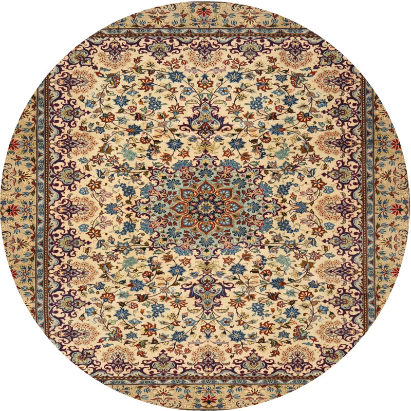 Cassandre Oriental Indoor Rug, Round 7'
