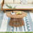 Acacia Wood Patio Coffee Table