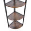 Janelle 150cm H x 42cm W Iron Corner Bookcase