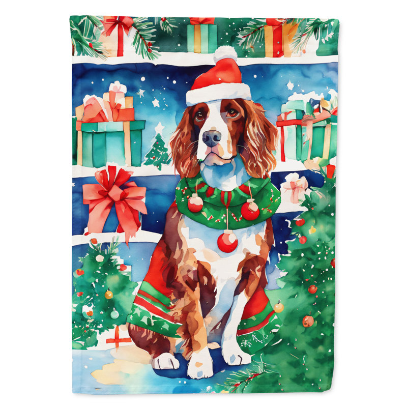 Double Sided Polyester Christmas, 40'' H x 28'' W