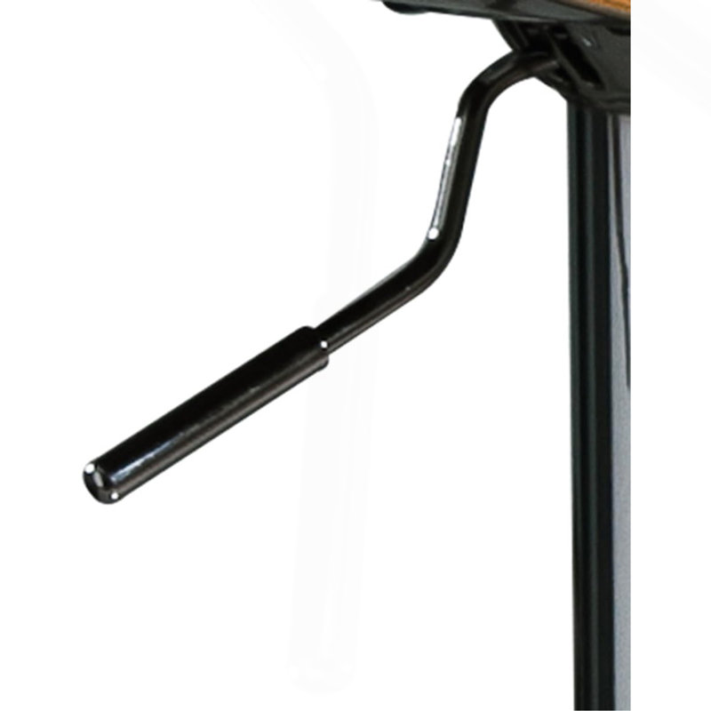 Swivel Walnut Bentwood Lift Adjustable Height Bar Stool With Curved Seat And Back (Black), Silver, Black