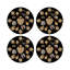 Sous-verres ronds en cuir vegan-119015080