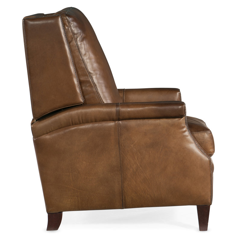 RC Recliner, Power, Brown Genuine Leather