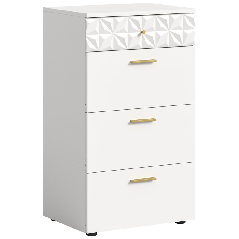 Prisma Particle Board Rectangle Accent Cabinet