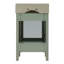 Meuble-lavabo de 20 pouces avec lavabo en céramique et beaucoup de rangement - idéal pour les petites salles de bain-124456476