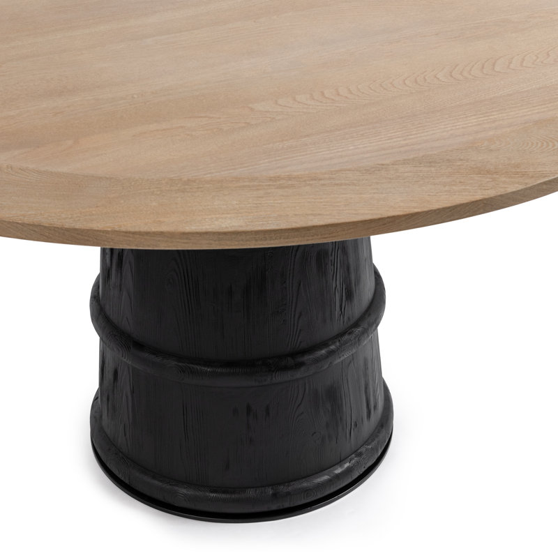 Lunen Elm Wood Dining Table