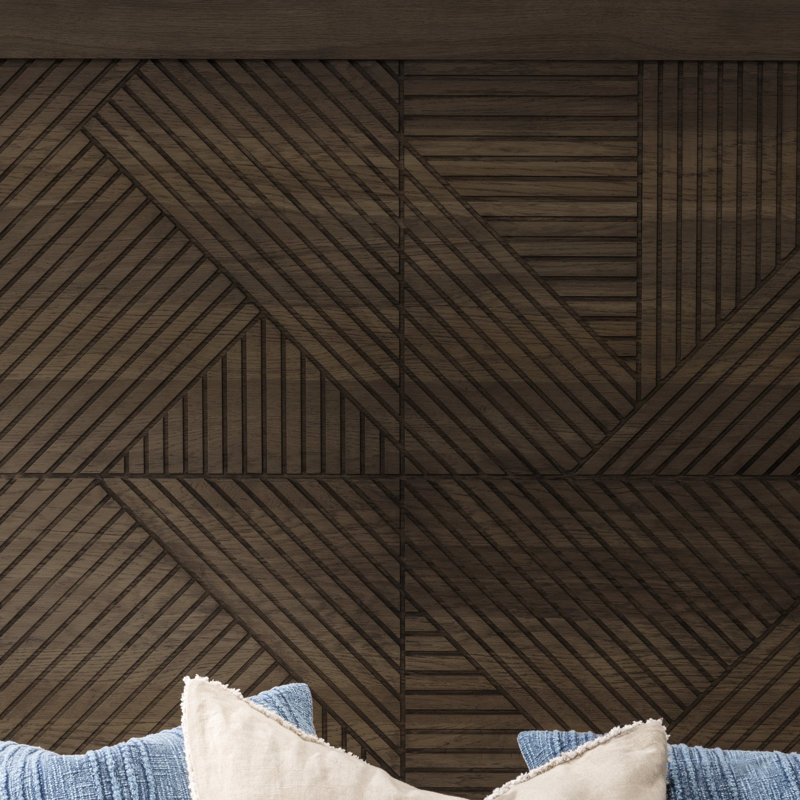 Santa Clara Platform Bed, California King, Oak Golden
