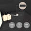 Garde-manger grande capacité 71 po avec station de charge, support pour micro-ondes et tablettes réglables 71 po-1631458925