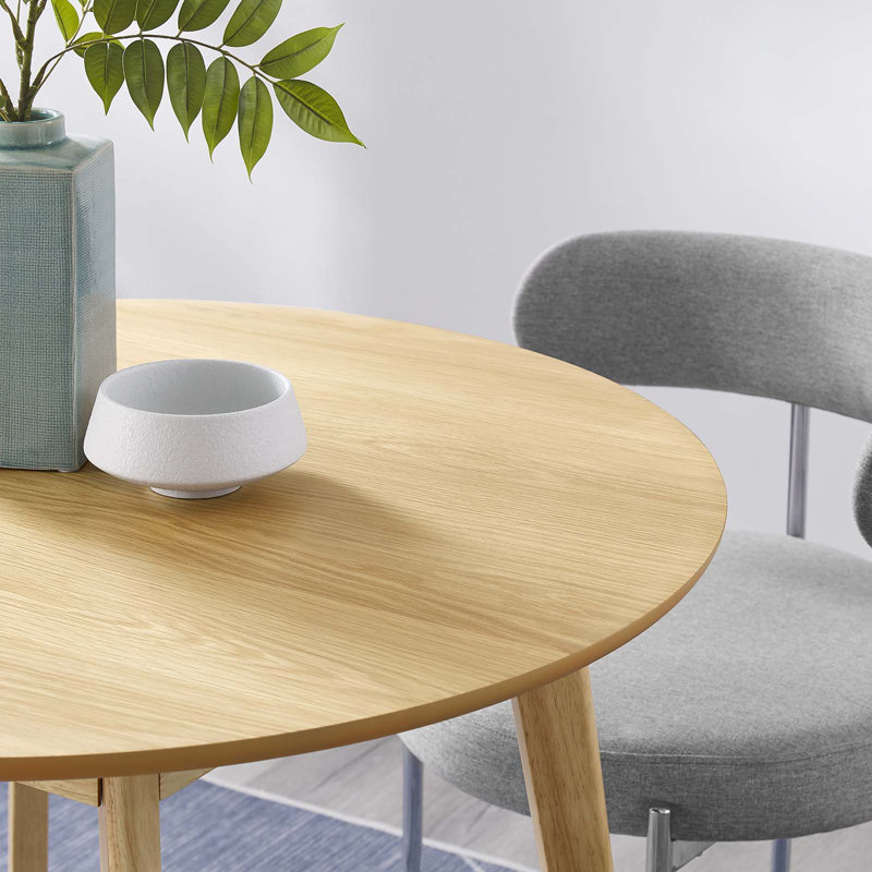 Table de salle à manger en bois Modway Vision, L 35,5 po x L 35,5 po