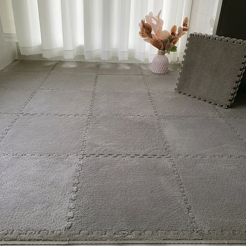 Square Felt Machine Tufted 30cm X 30cm Area Rug Set