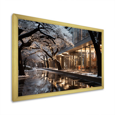 «College University Winter Winter I», reproduction sur toile