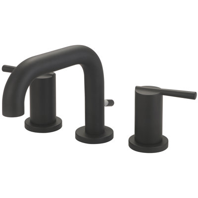 2-handle Bathroom Faucet with Drain Assembly