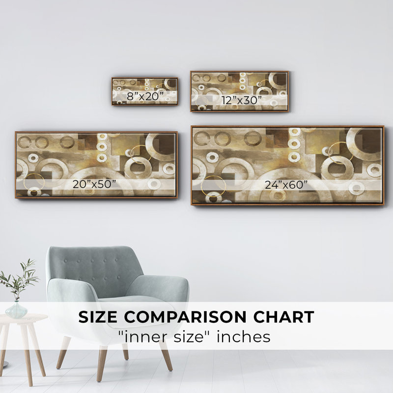 Neutral Motion- Framed Canvas