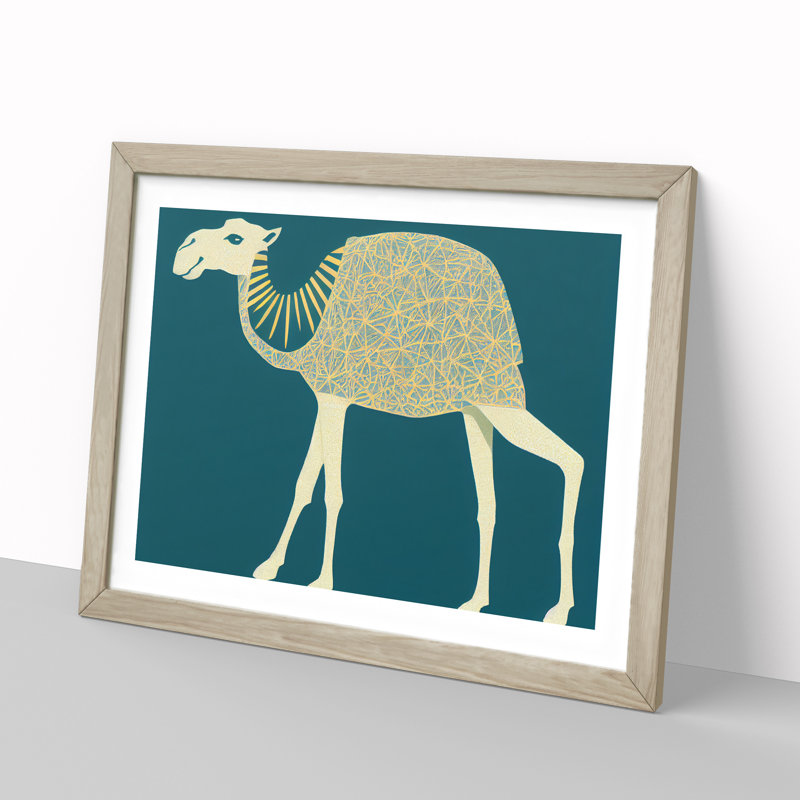Ultimate Camel - Framed Print, 46cm H x 64cm W x 2cm D, Oak Framed