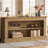 63-inch Farmhouse Console Table With Storage, Long Entryway Table Sofa Table Behind Couch-524768010-524768012
