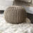 Anely 20" Wide Round Pouf Ottoman-1213539418