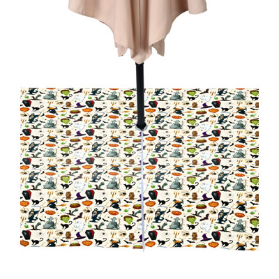 Aden Geometric Halloween Tablecloth
