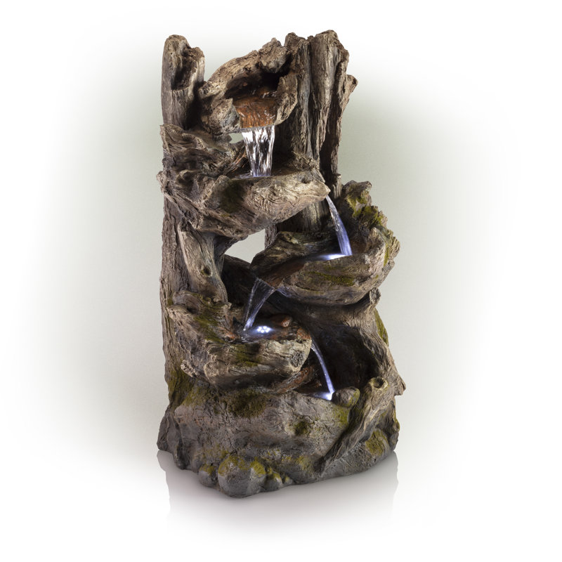 Jaason Fountain with Light, 39" H x 21" W x 18" D