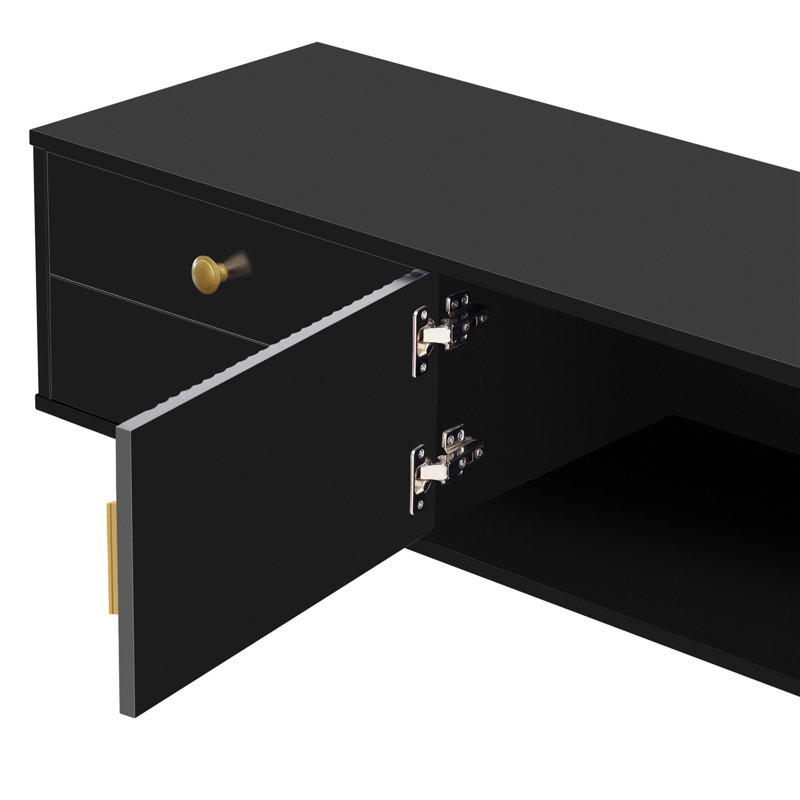 Modern 65'' TV Stand With Storage,Entertainment Centre TV Media Console Table