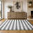 Premium Machine Washable Dream Shag ADS528 Striped Rug-1858973589-1858973576