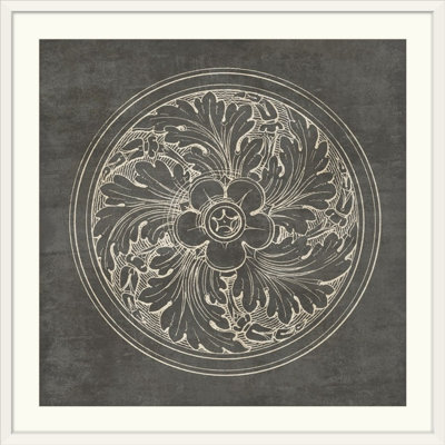 « rosette ii », impression grise