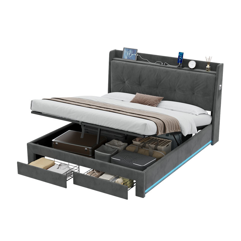 Solid Wood Bed