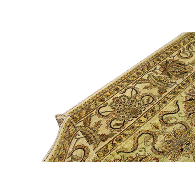Wool Oriental Area Rug in Brown