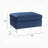 Jaszira Blue Velvet Modular - Ottoman-1435859724