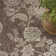 Rectangle Petroni Floral Polypropylene Indoor/Outdoor Area Rug in Brown/White