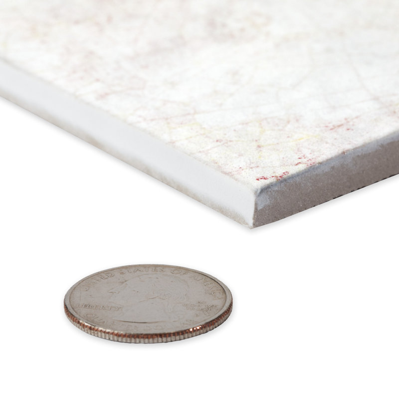 Carreau de plancher et de mur en porcelaine de 4 1/2 po x 9 1/8 po Atelier, Blanc